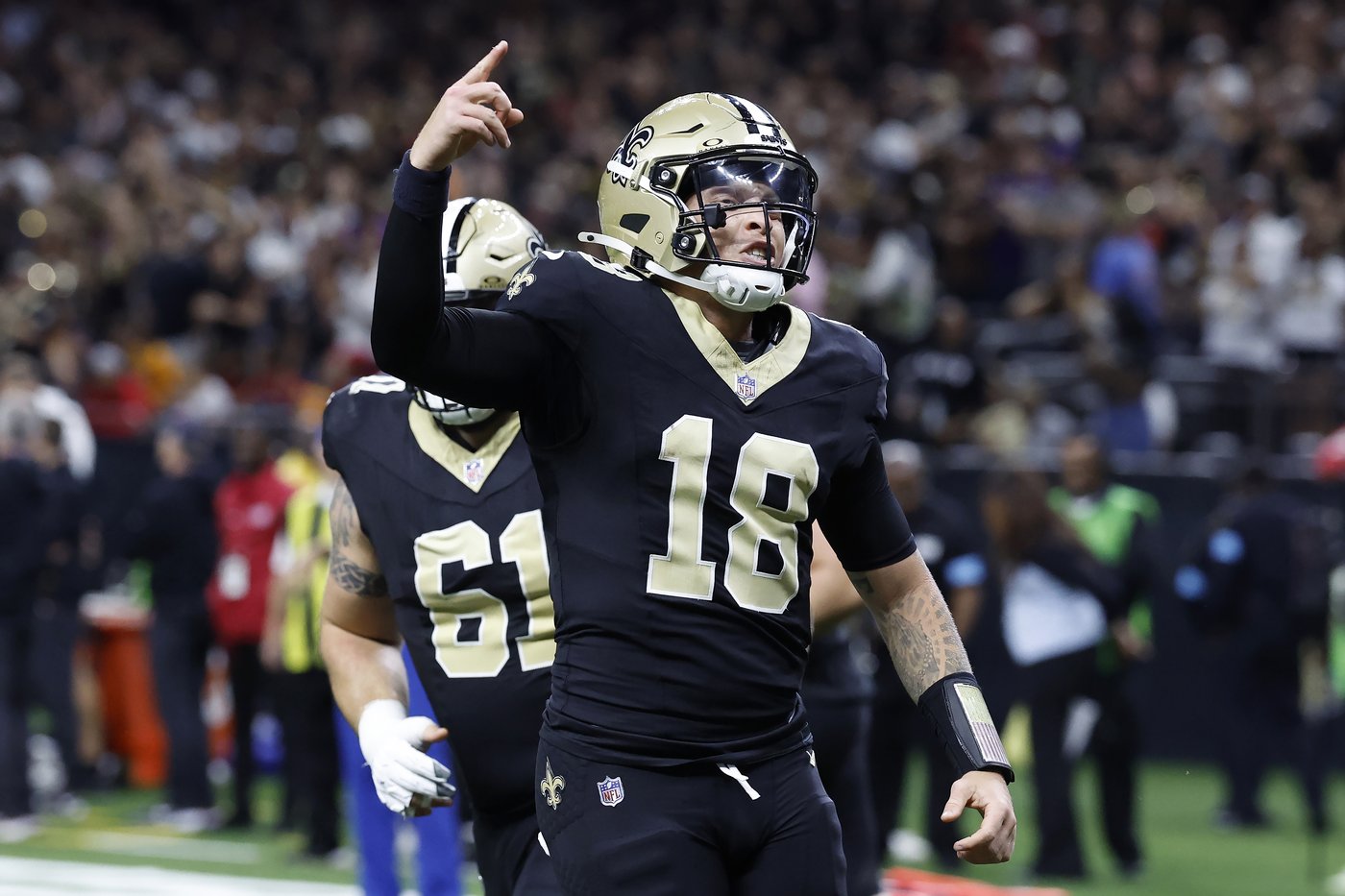 Mayfield passes for 4 TDs as the Bucs treat storm-weary fans to a 51-27 win over the Saints | iNFOnews.ca Mayfield passes for 4 TDs as the Bucs treat storm-weary fans to a 51-27 win over the Saints | iNFOnews.ca