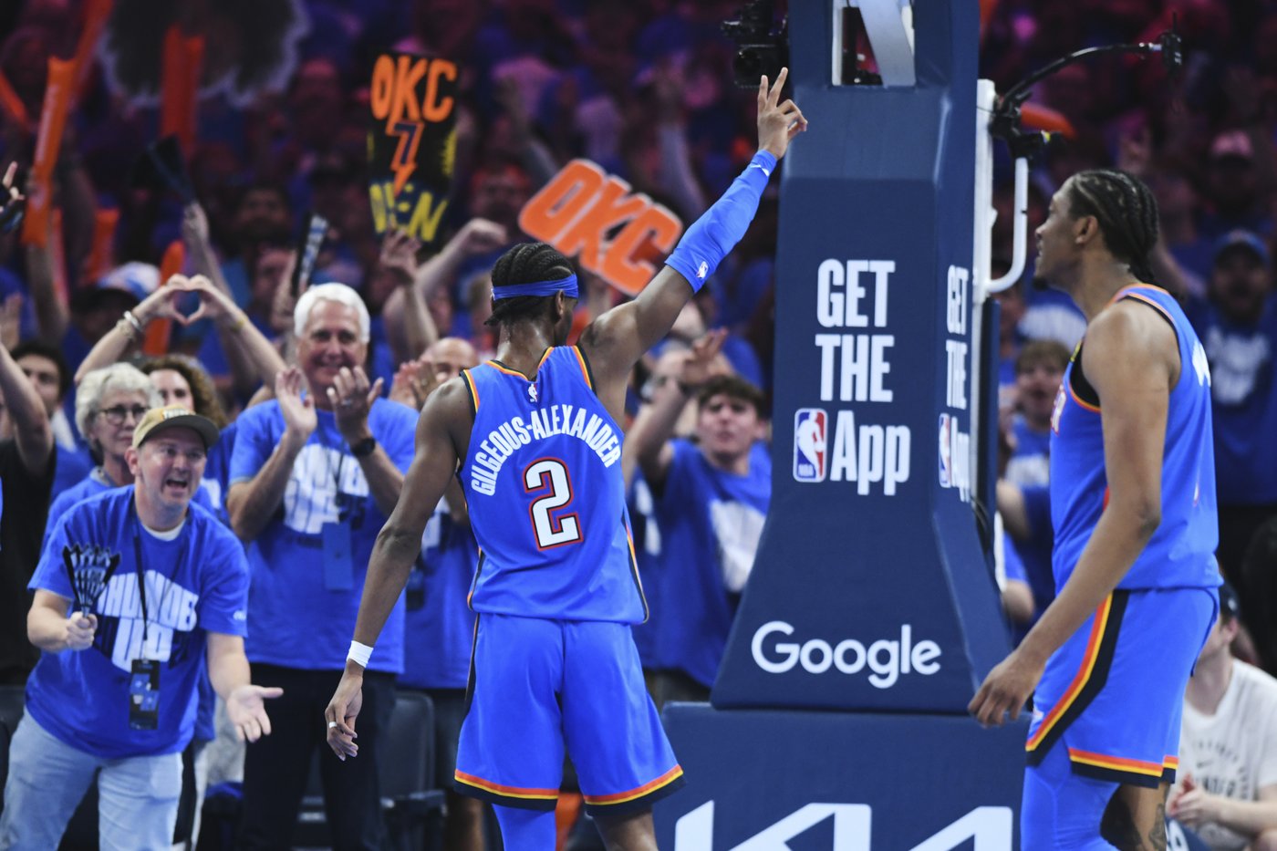 Shai Gilgeous-Alexander sheds stoic approach as Canadian star leads Thunder to Game 7 win | iNFOnews.ca Shai Gilgeous-Alexander sheds stoic approach as Canadian star leads Thunder to Game 7 win | iNFOnews.ca