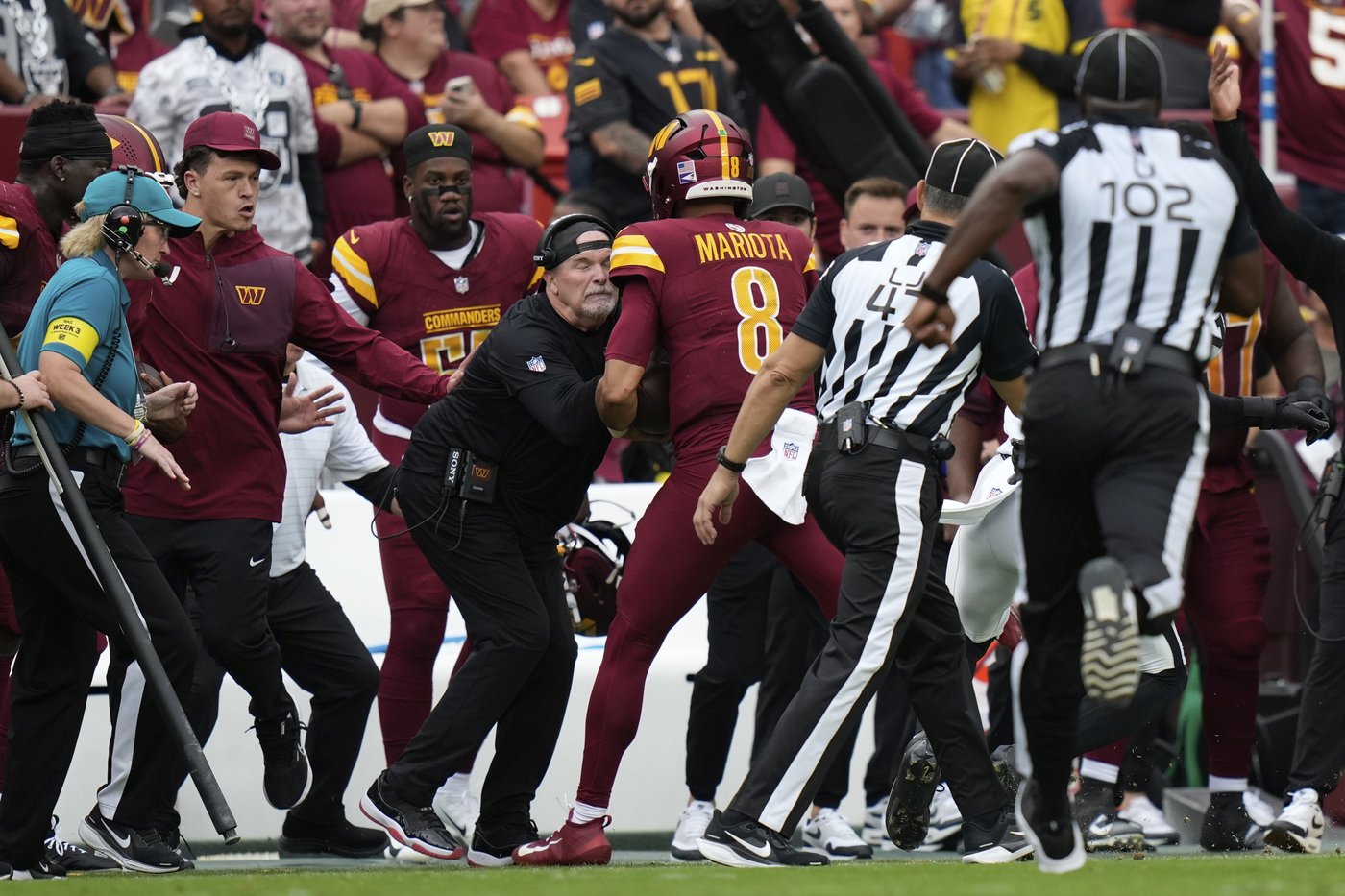 The Washington Commanders bounced right back just like their bloodied head coach | iNFOnews.ca The Washington Commanders bounced right back just like their bloodied head coach | iNFOnews.ca