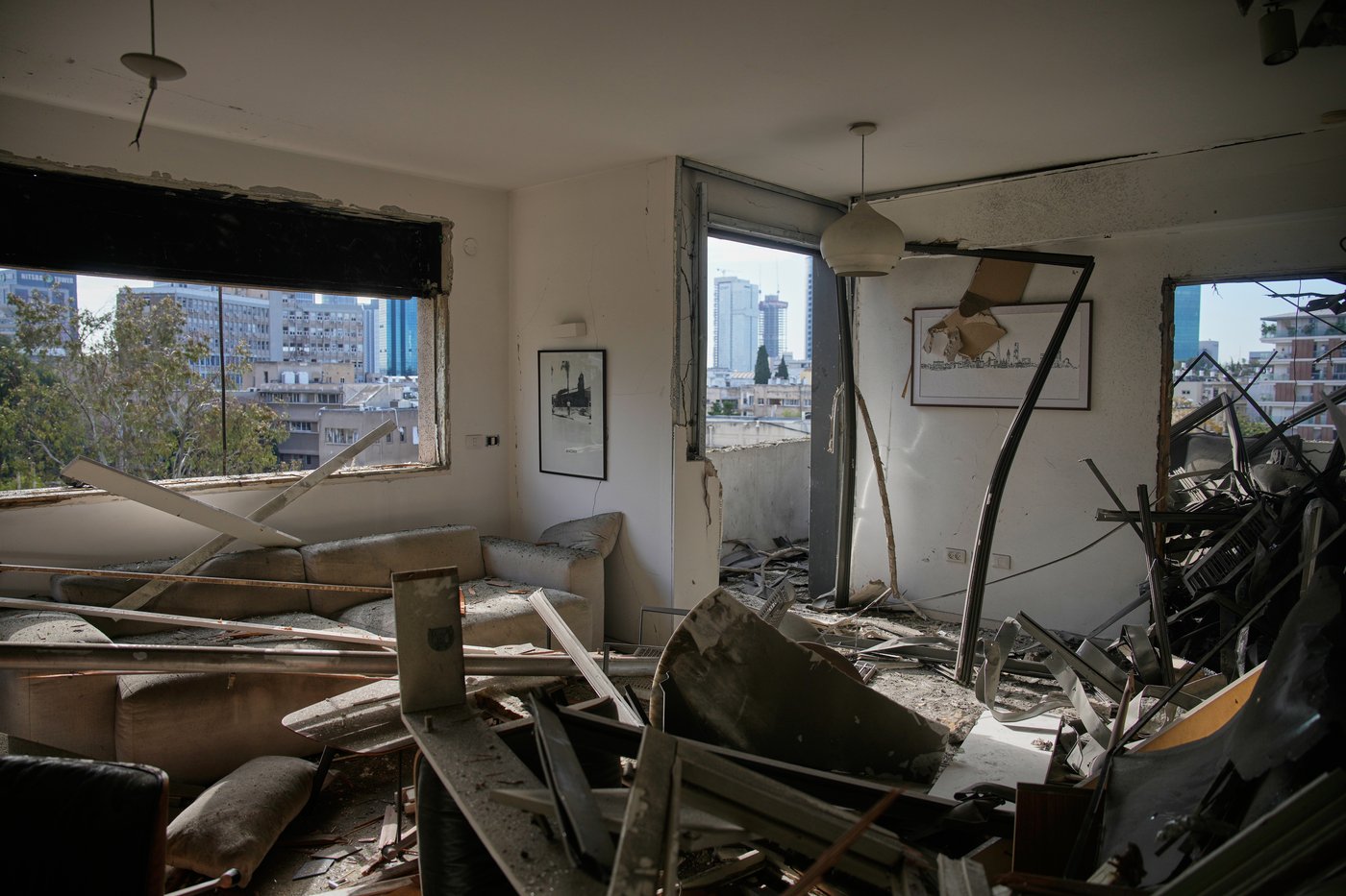 Photos show Israel after Iran retaliated with missiles | iNFOnews.ca