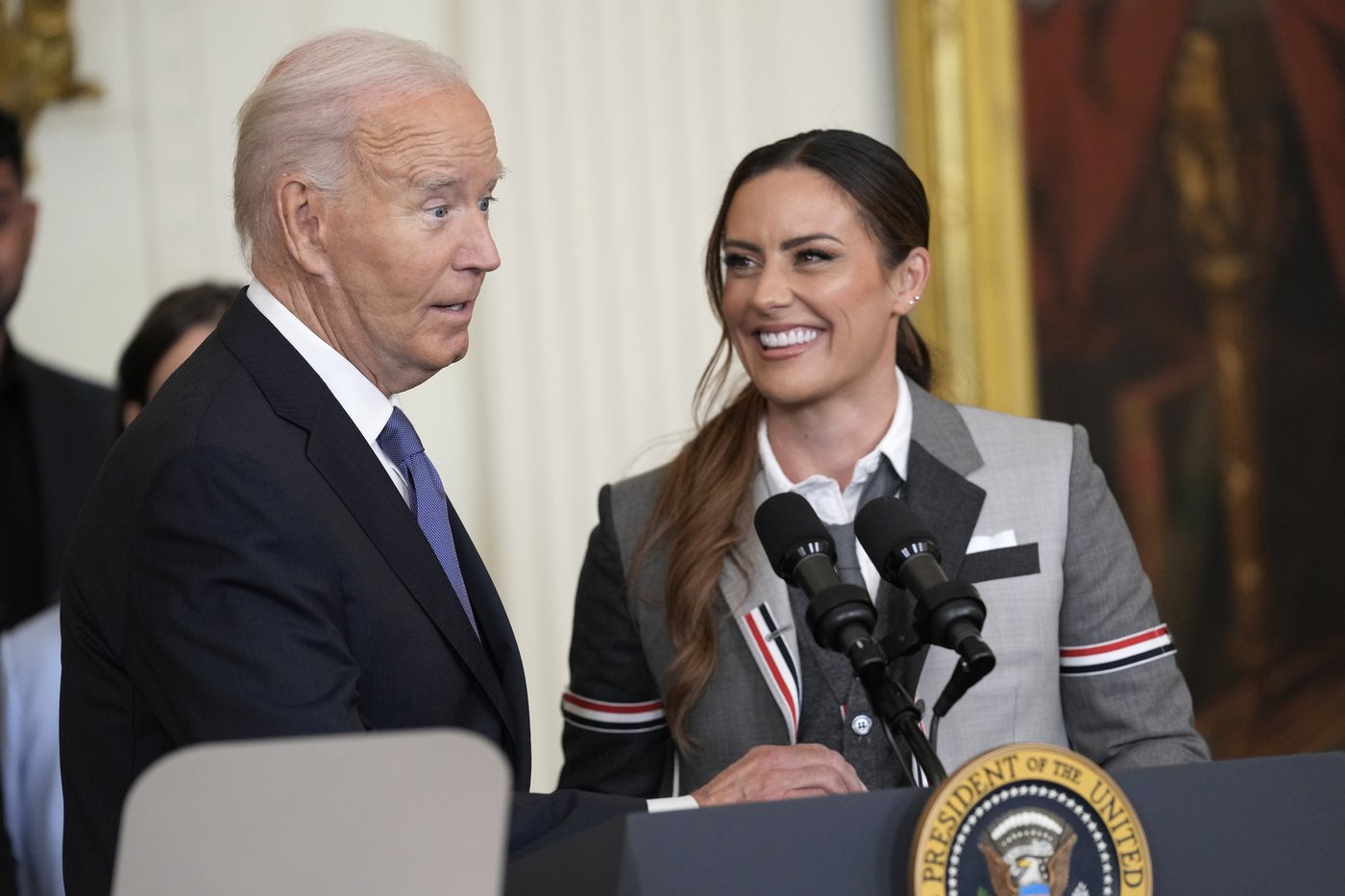 As he welcomes Gotham FC, Biden says “a woman can do anything a man can do," including be president | iNFOnews.ca