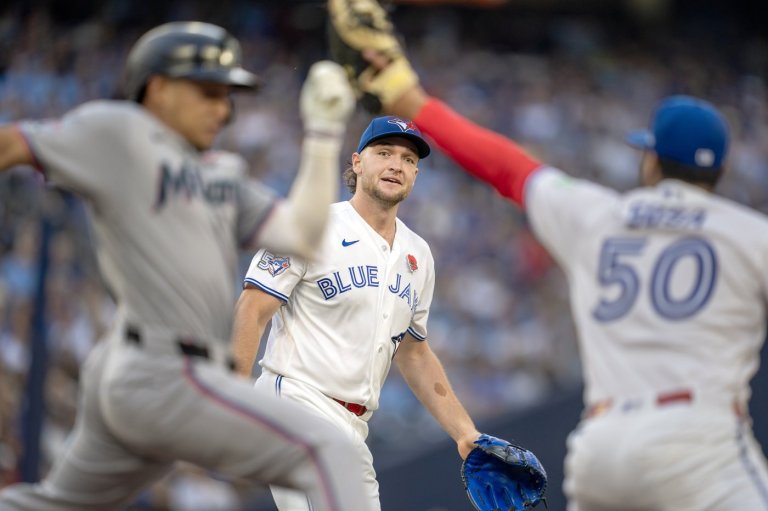 Caissie helps surging Marlins reel in 8-2 win over Blue Jays | iNFOnews.ca