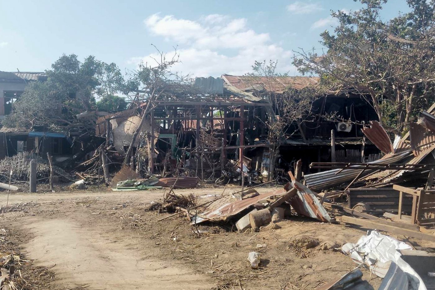 Myanmar military air strike on a tea shop kills 18 watching a football match on TV | iNFOnews.ca