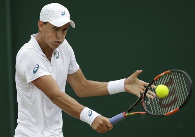 Canada's Pospisil on the court for over six hours at Wimbledon, advanced to men's quarters | iNFOnews.ca CP33735112