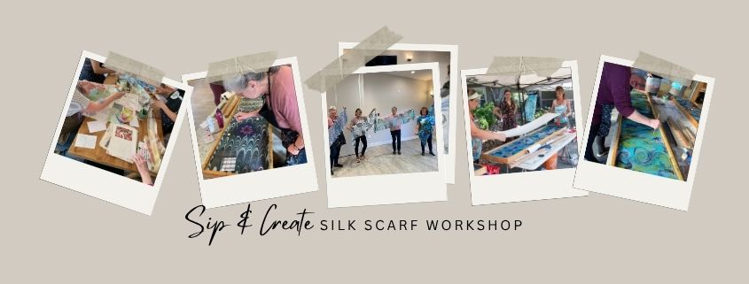 Create a Silk Scarf, SIP & CREATE Workshop – TAPPEN