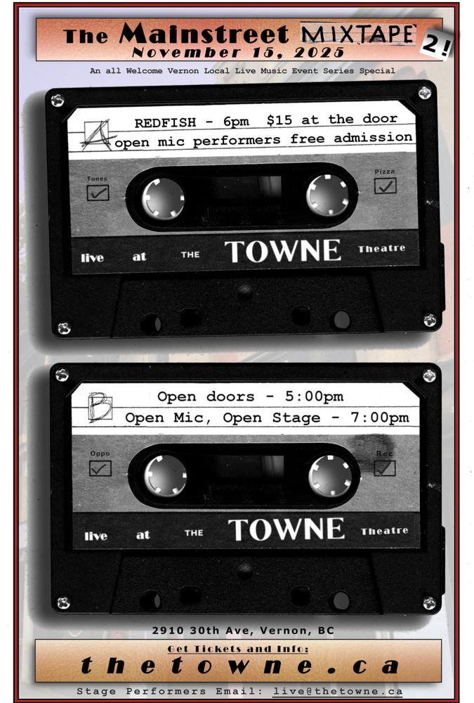REDFISH Main Street Mixtape | iNFOnews.ca The Towne Theatre