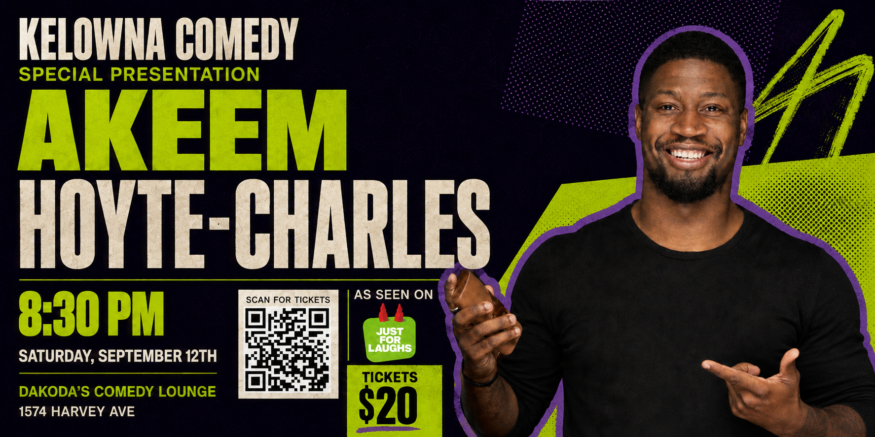 Kelowna Comedy Special Presentation: Akeem Hoyte Charles | iNFOnews.ca Kelowna Comedy Special Presentation: Akeem Hoyte Charles
