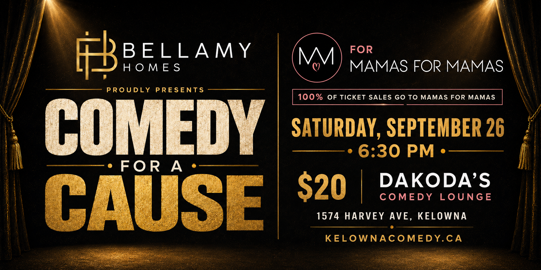Comedy for a Cause for Mamas for Mamas presented by Bellamy Homes | iNFOnews.ca Comedy for a Cause for Mamas for Mamas presented by Bellamy Homes