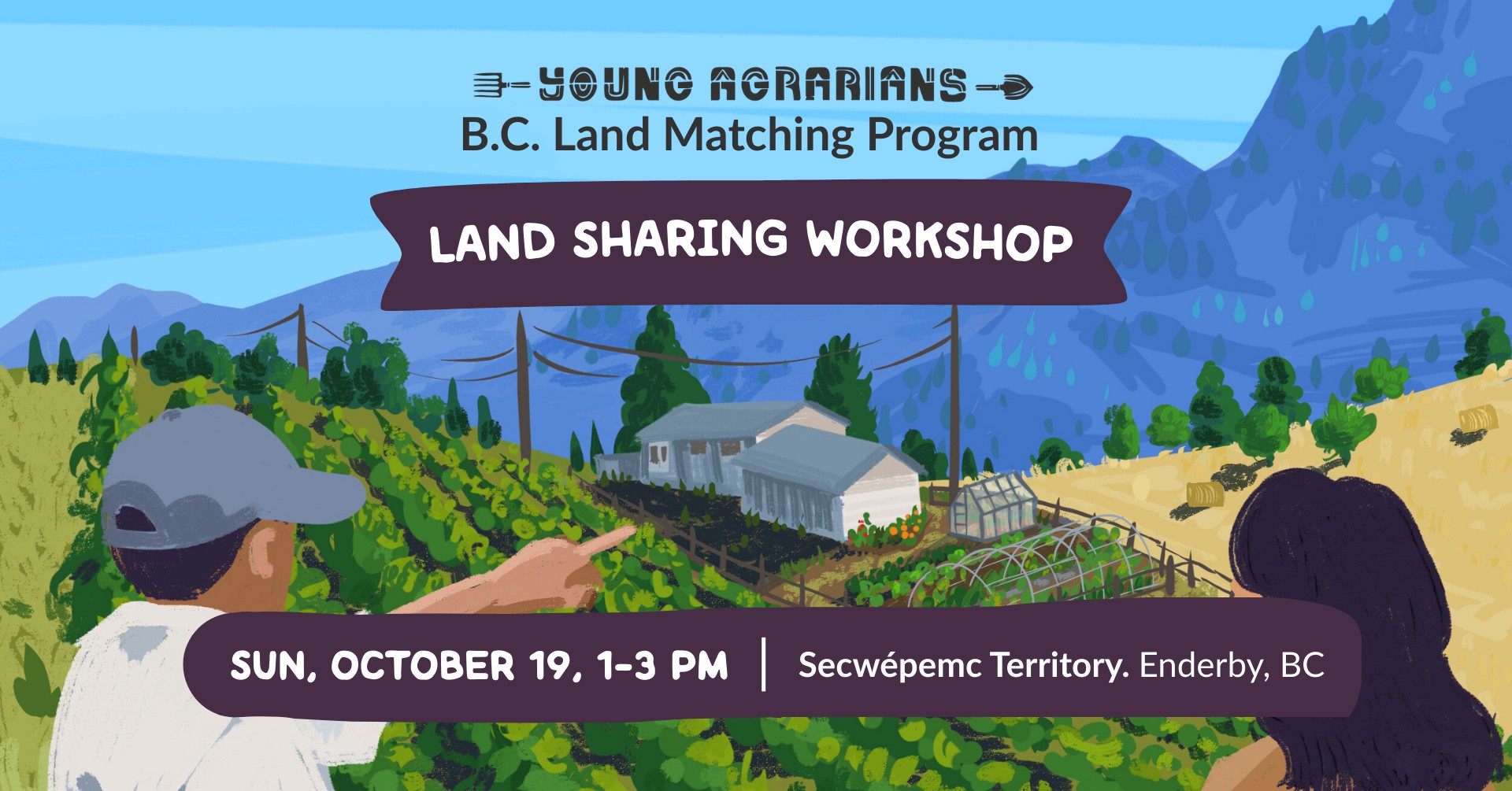 BC Land Matching Program Land Sharing Workshop - Enderby | iNFOnews.ca Young Agrarians