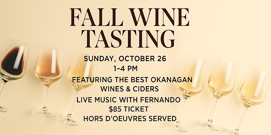 The Edge Fall Wine Tasting | iNFOnews.ca The Rise Resort