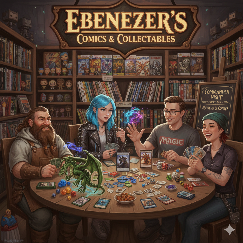 Magic The Gathering Friday Nights at Ebenezer’s Comics & Collectables