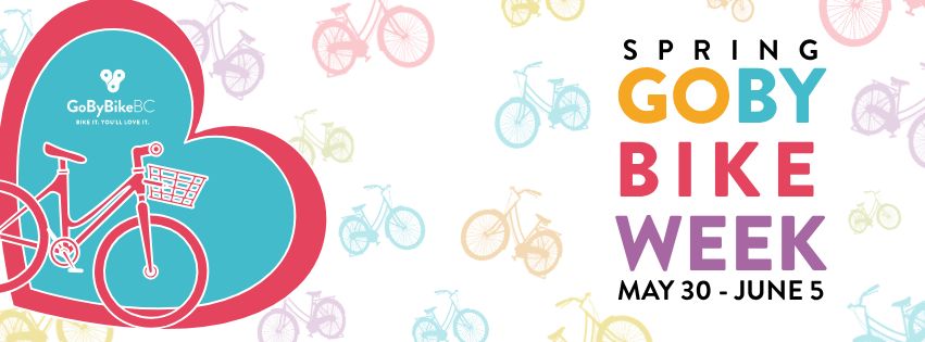 Let’s roll, GoByBike Week is back!!