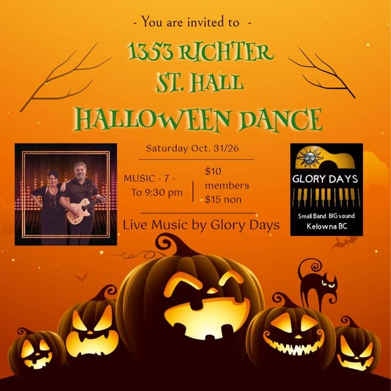 Halloween Dance with Glory Days | iNFOnews.ca Halloween Dance with Glory Days