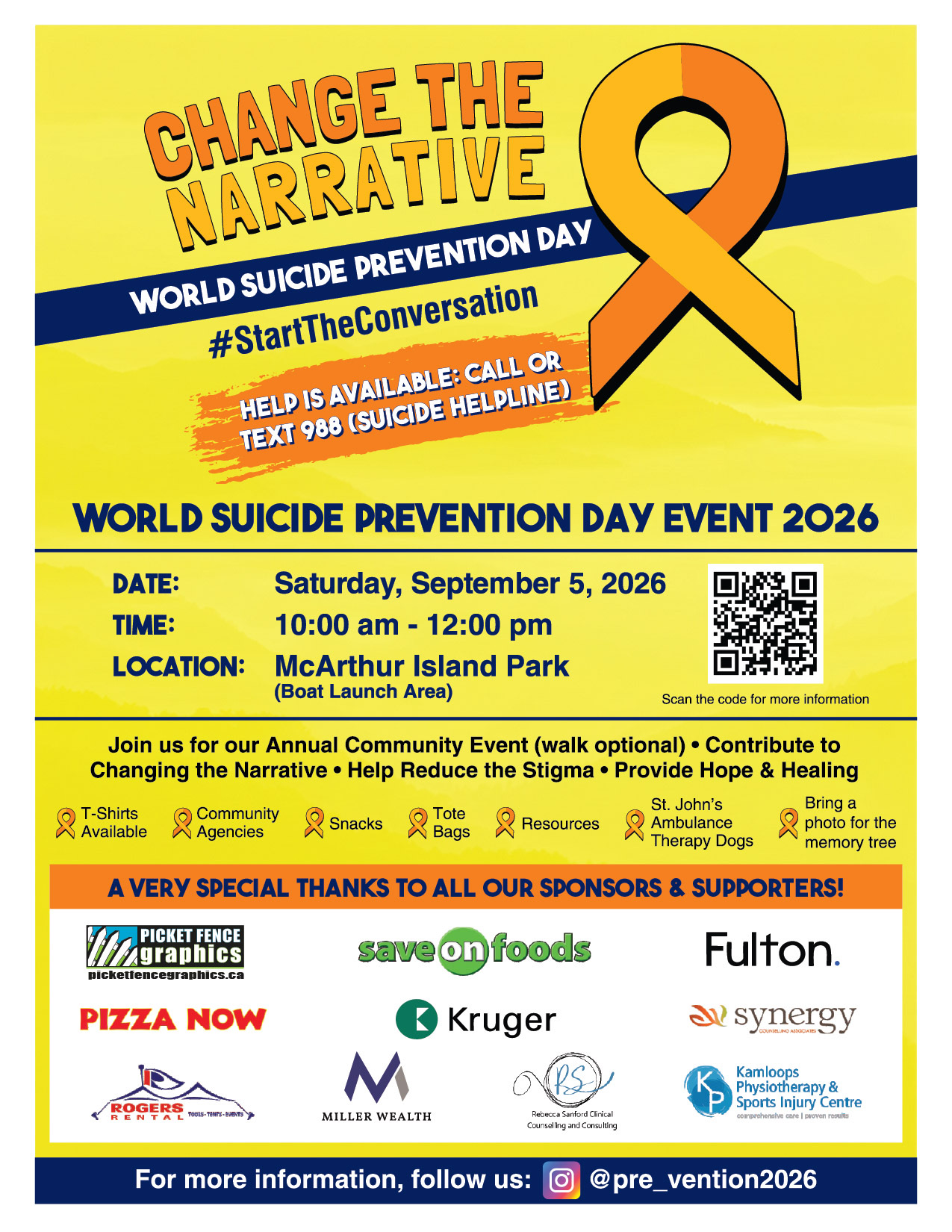 World Suicide Prevention Day 2026 Event | iNFOnews.ca World Suicide Prevention Day 2026 Event