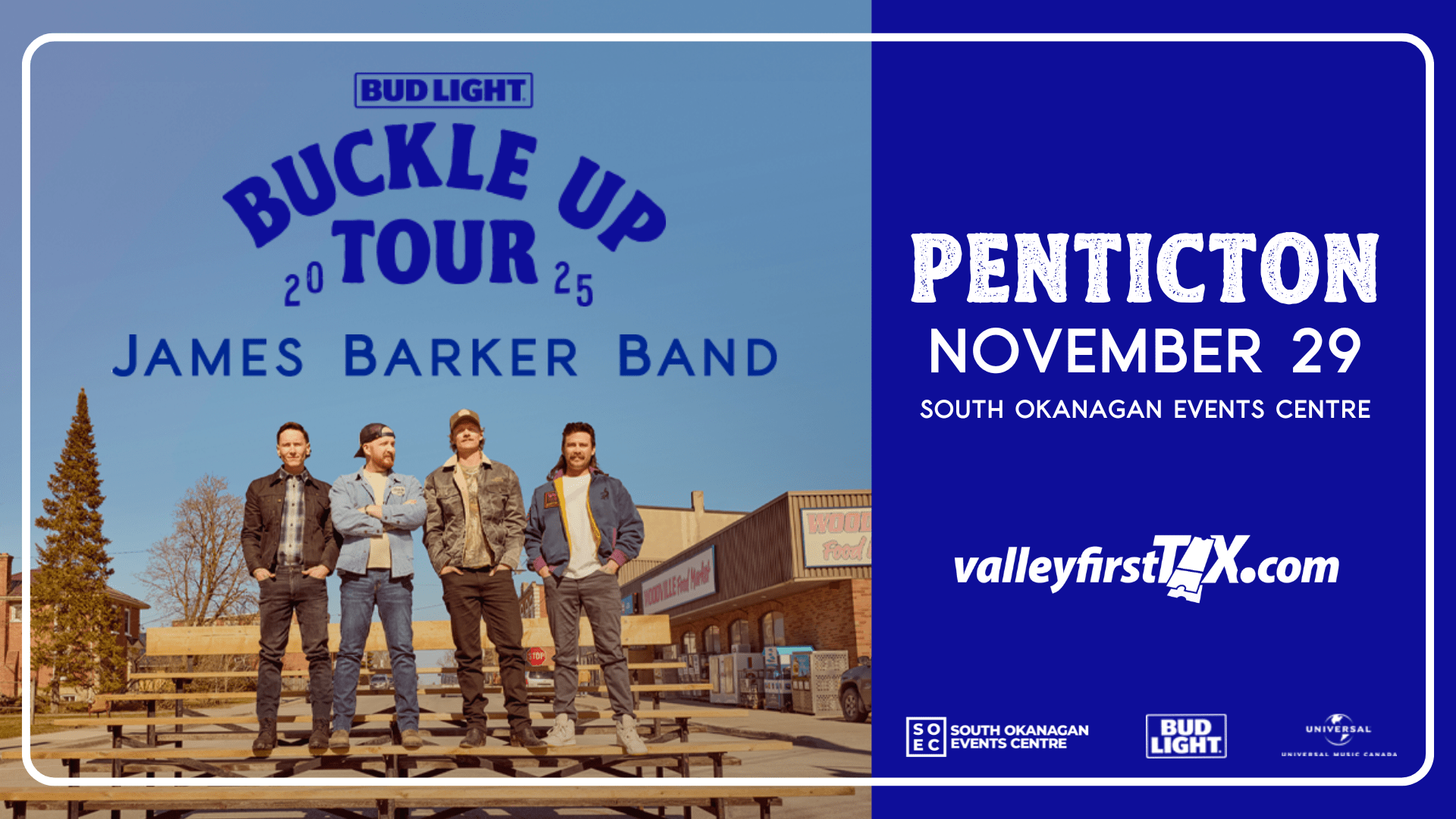 James Barker Band Buckle Up Tour