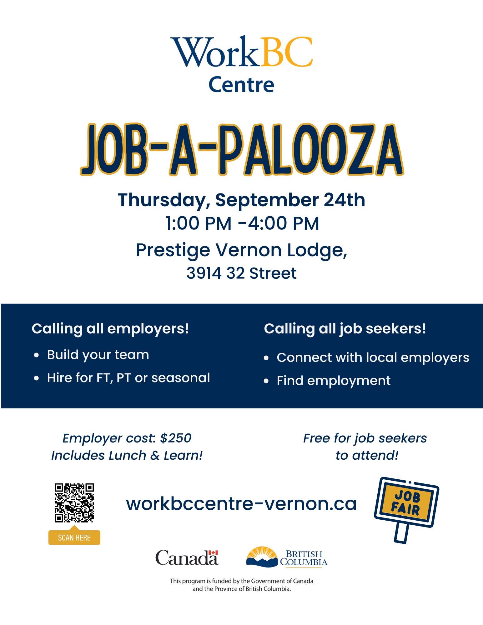 Job-A-Palooza — Fall Job Fair | iNFOnews.ca Job-A-Palooza — Fall Job Fair