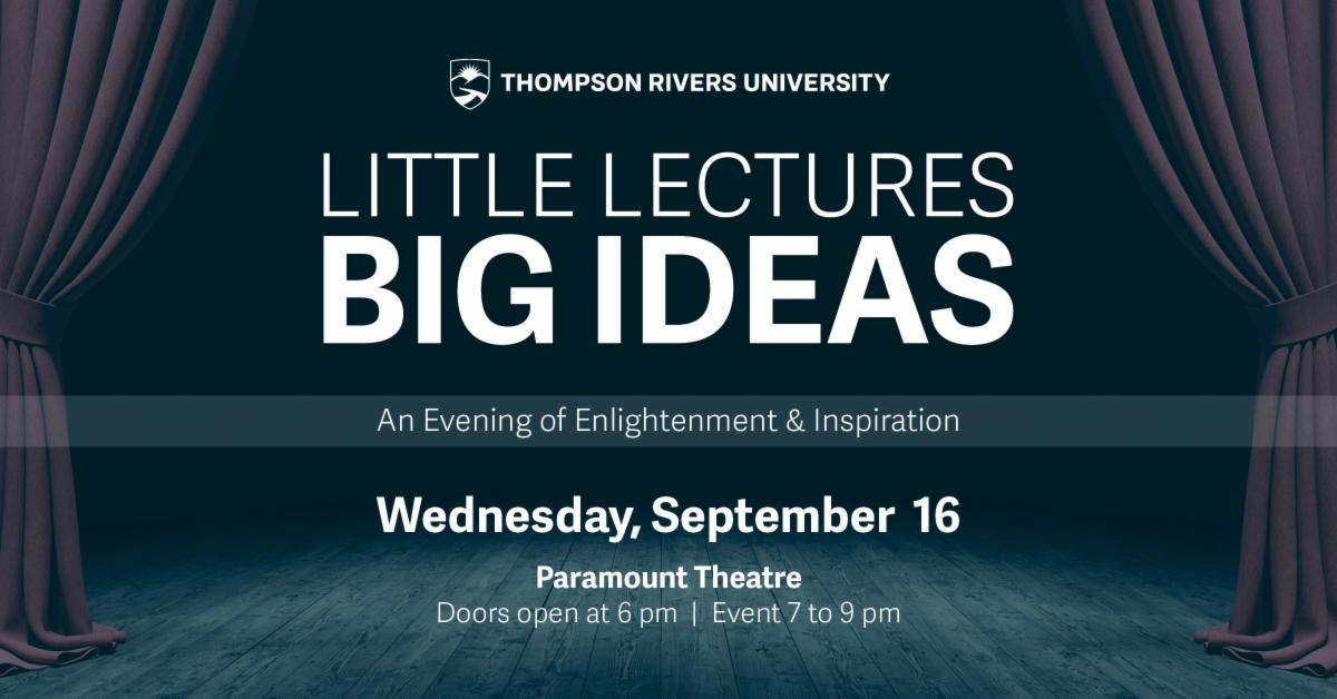 Little Lectures Big Ideas | iNFOnews.ca Little Lectures Big Ideas