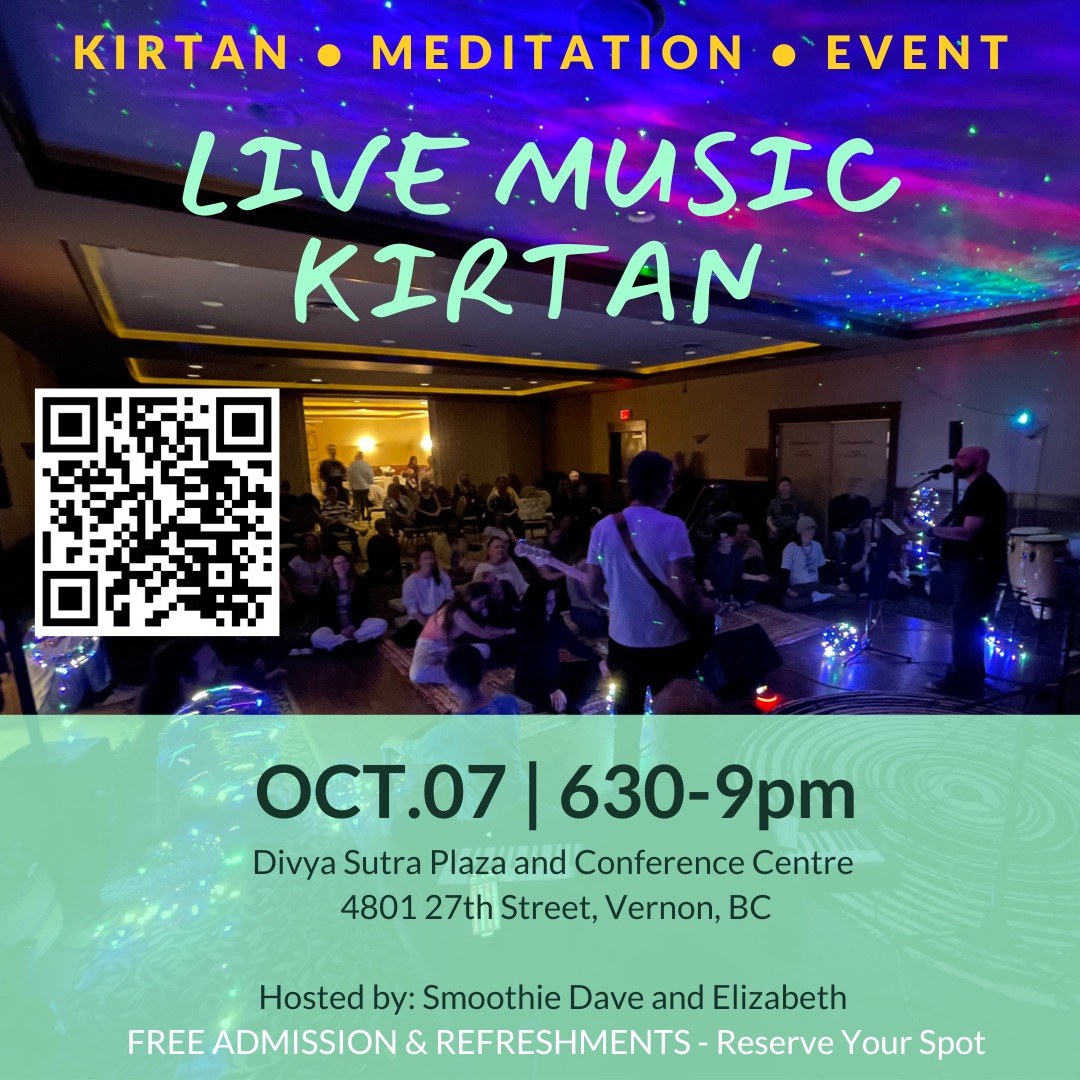 Live Music Kirtan - Vernon - Free Event | iNFOnews.ca Vernon BC Meditation