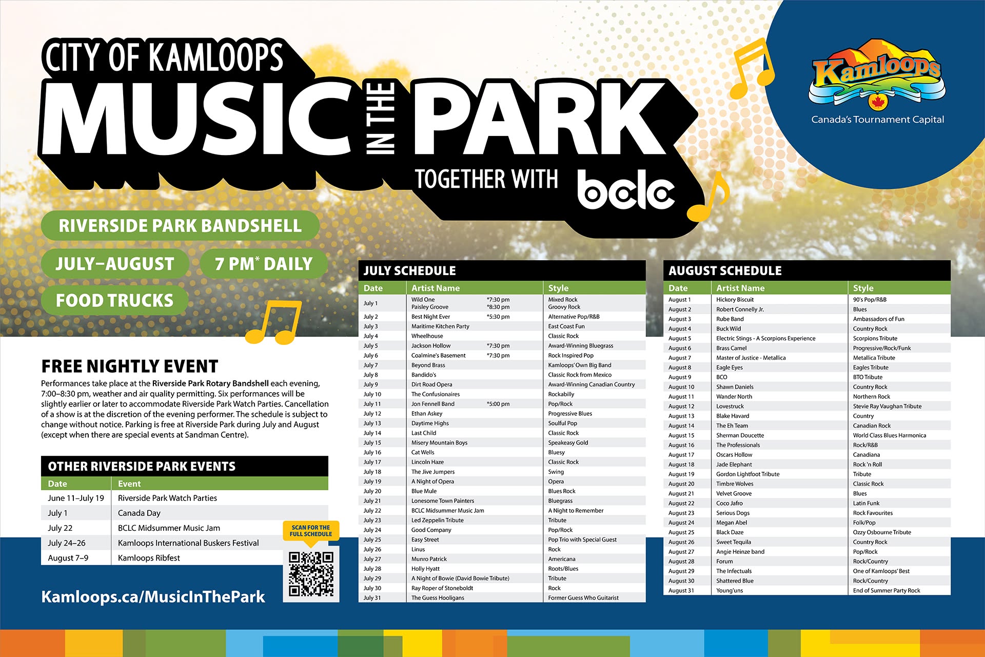 Music in the Park – Kamloops
