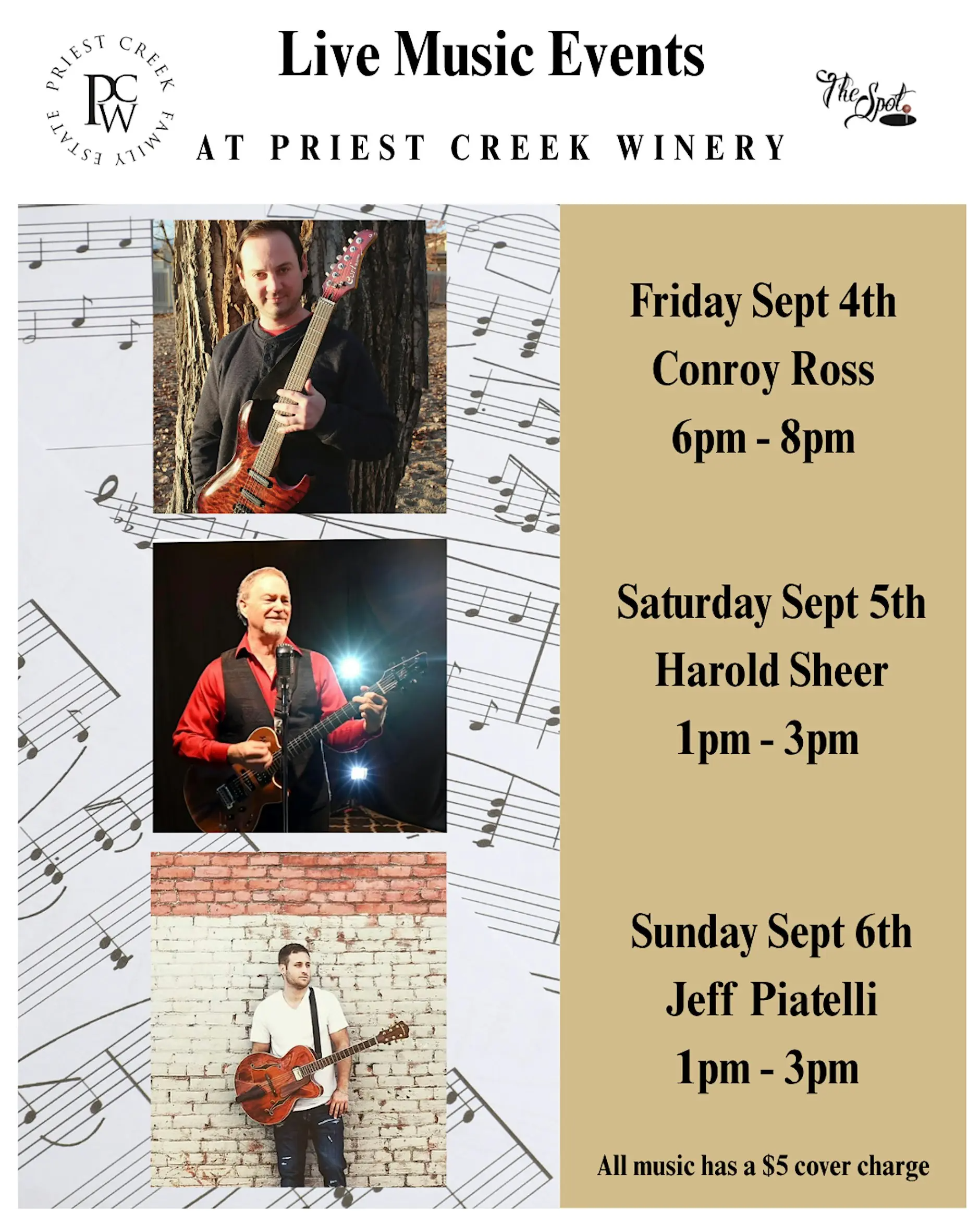 Priest Creek Live Music Weekend | iNFOnews.ca Priest Creek Family Estate Winery