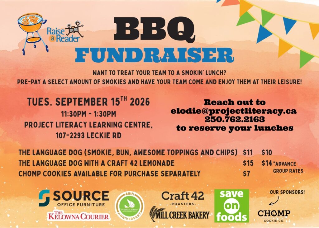 Raise-a-Reader BBQ Fundraiser | iNFOnews.ca Project Literacy Central Okanagan Society