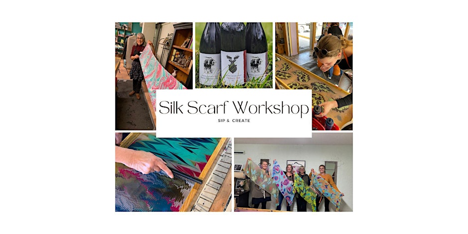 Create a Silk Scarf, SIP & CREATE Workshop- TAPPEN | iNFOnews.ca Colour Drop Design