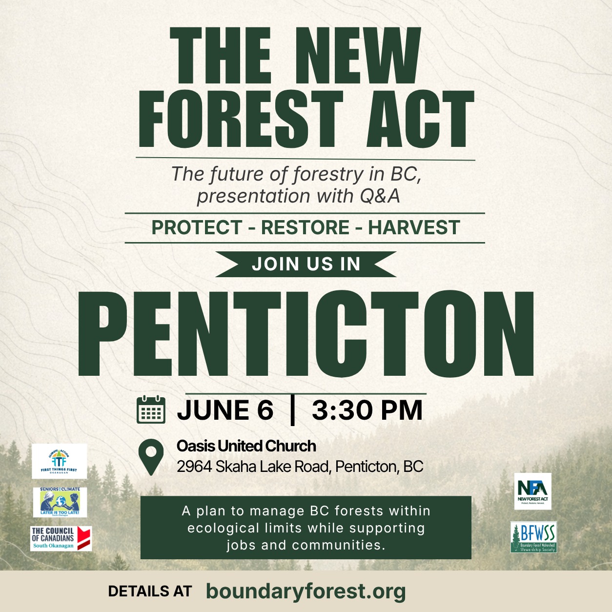 2026 New Forest Act Roadshow | iNFOnews.ca 2026 New Forest Act Roadshow