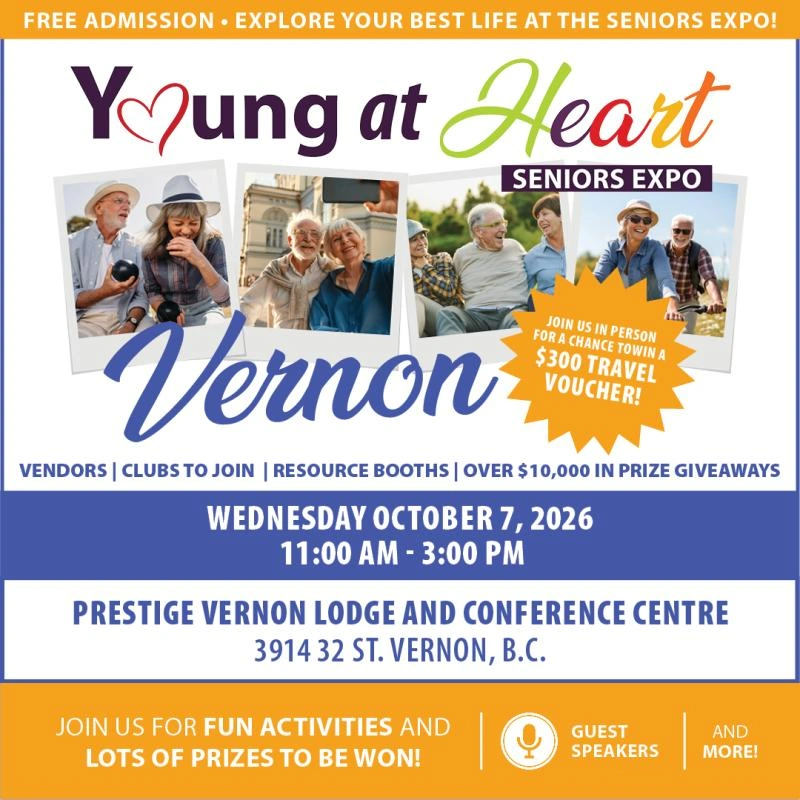 Vernon Young at Heart Seniors Expo | iNFOnews.ca Vernon Young at Heart Seniors Expo