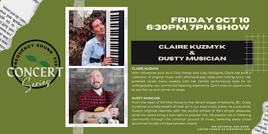 Claire Kuzmyk & Dusty Musician | iNFOnews.ca Frequency Sound 528
