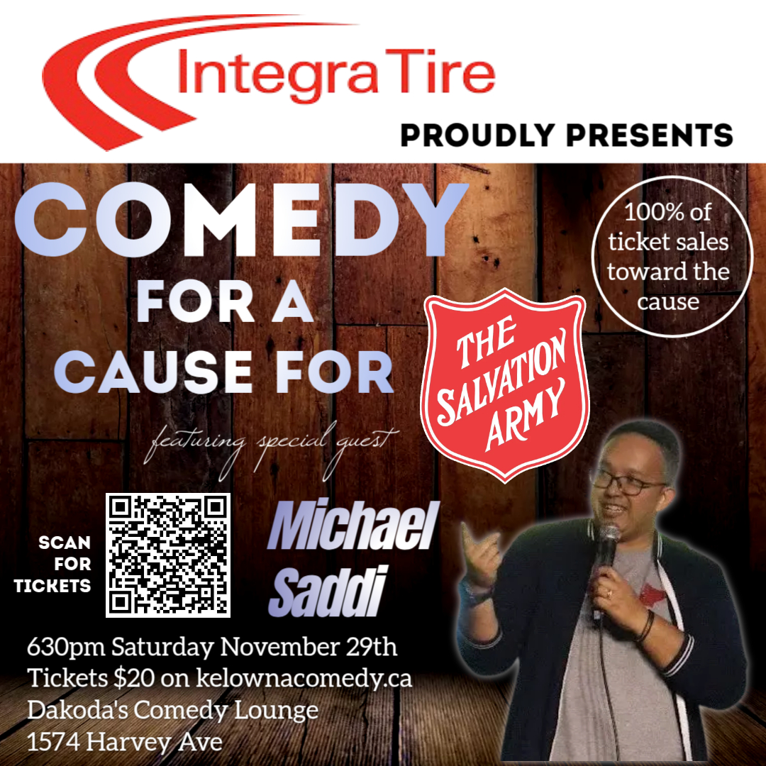 Comedy for a Cause for the Salvation Army presented by Integra Tire
