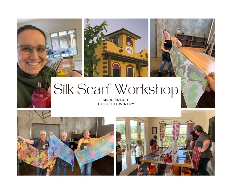 Create A Silk Scarf, SIP & CREATE Workshop – OLIVER