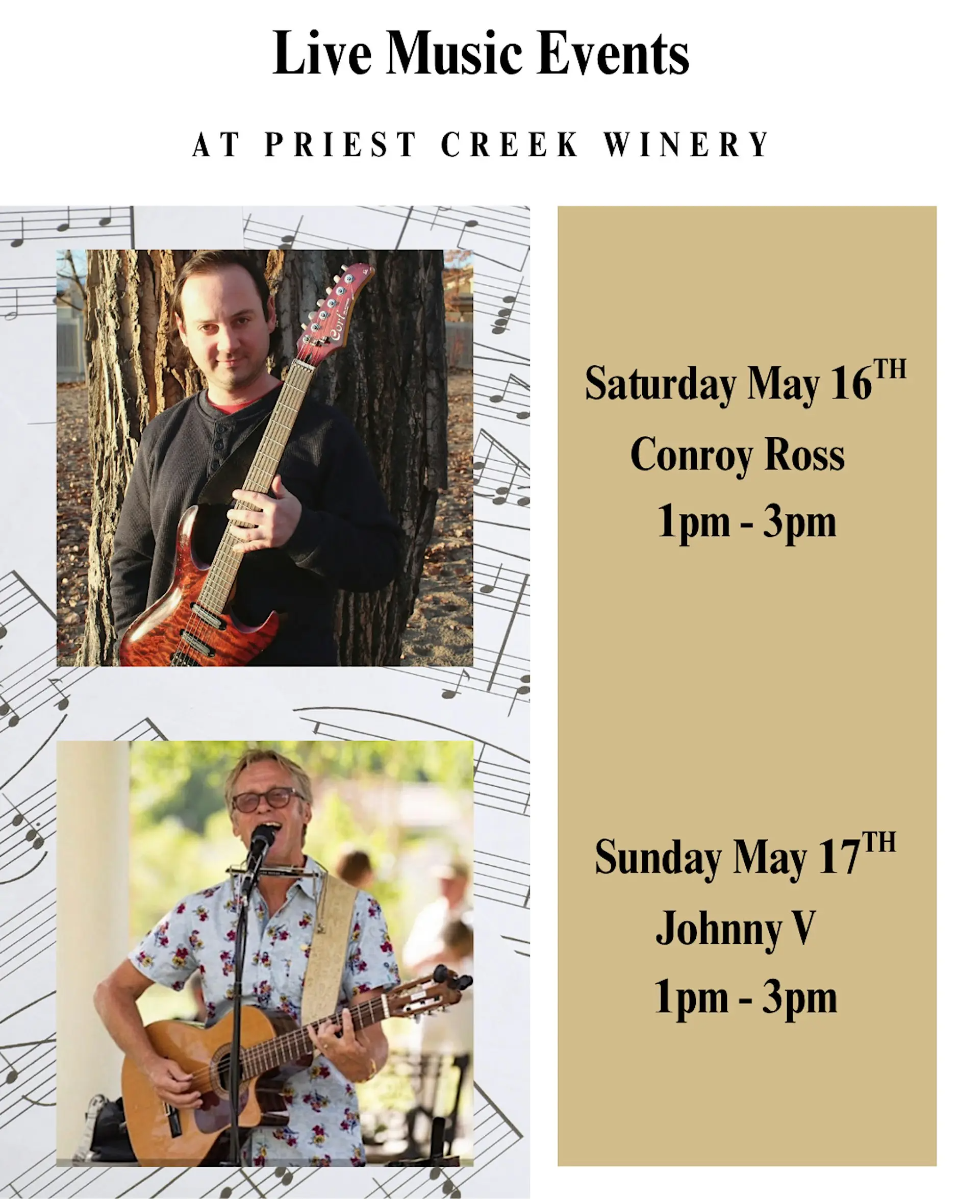Live Music at Priest Creek Winery