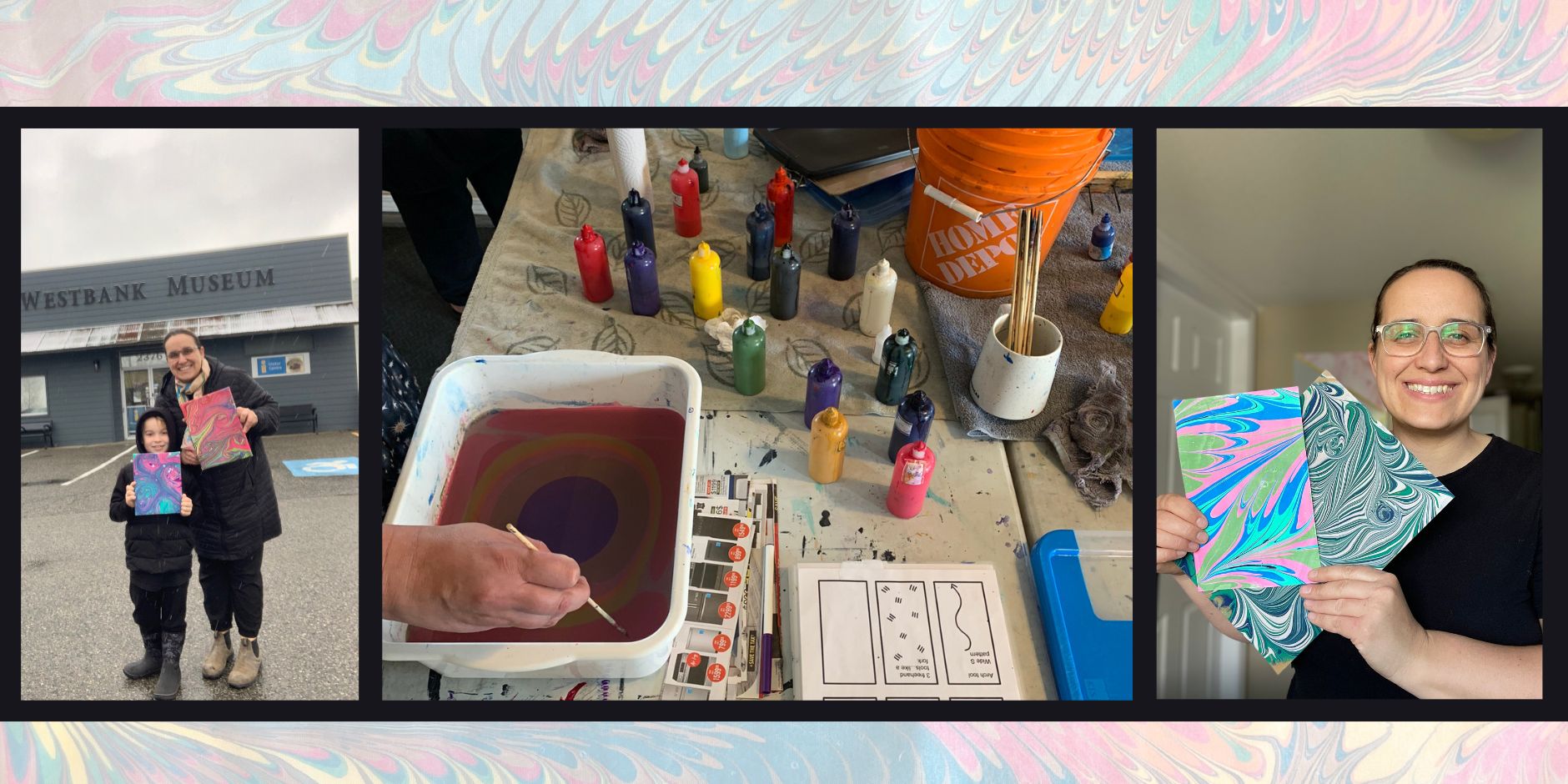Water Marble – Paper & Canvas Workshop