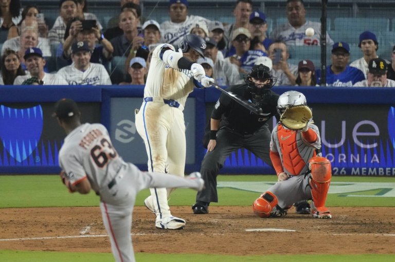 Ohtani hits 53rd homer to tie for NL lead as Dodgers top Giants 7-5 | iNFOnews.ca
