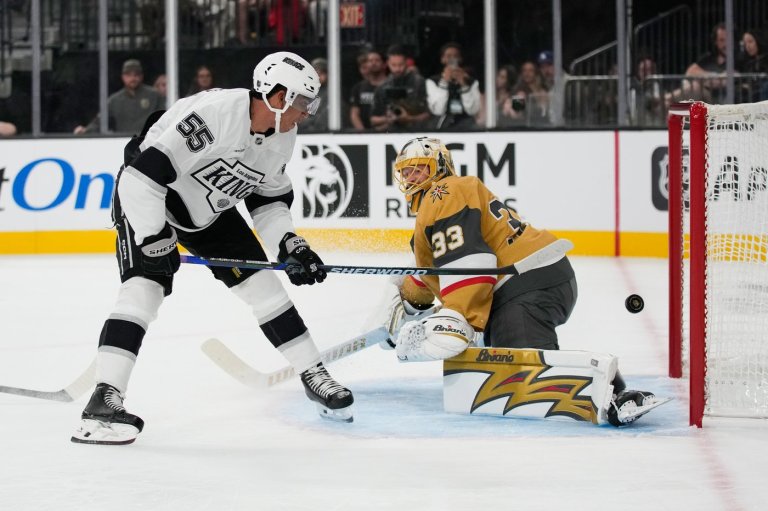 Kings top Golden Knights 6-5 in shootout, spoiling Dorofeyev's hat trick and Marner's debut | iNFOnews.ca