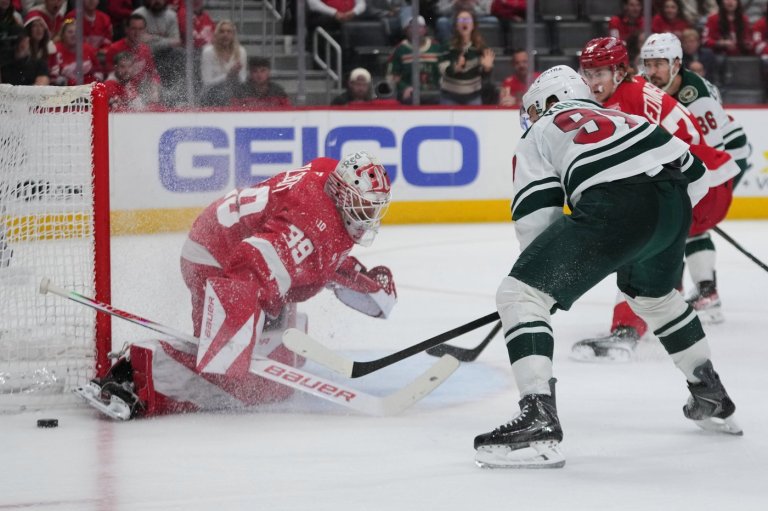 Kirill Kaprizov has a hat trick as the Wild bounce back to beat the Red Wings 5-4 | iNFOnews.ca