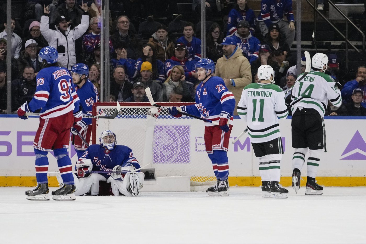 Benn scores in OT and Stars erase 3-goal deficit to beat Rangers 5-4 | iNFOnews.ca Benn scores in OT and Stars erase 3-goal deficit to beat Rangers 5-4 | iNFOnews.ca