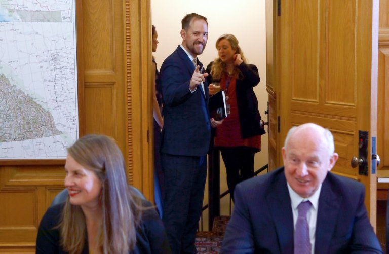 B.C. Premier David Eby temporarily replaces spokesperson with identical twin | iNFOnews.ca