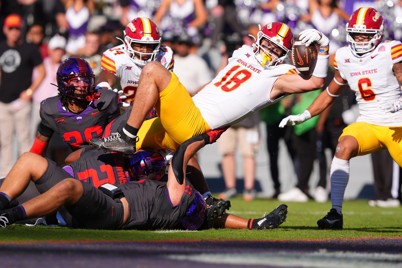 Iowa State TE Brahmer gets in end zone a week after collapsing on field | iNFOnews.ca Iowa State TE Brahmer gets in end zone a week after collapsing on field | iNFOnews.ca