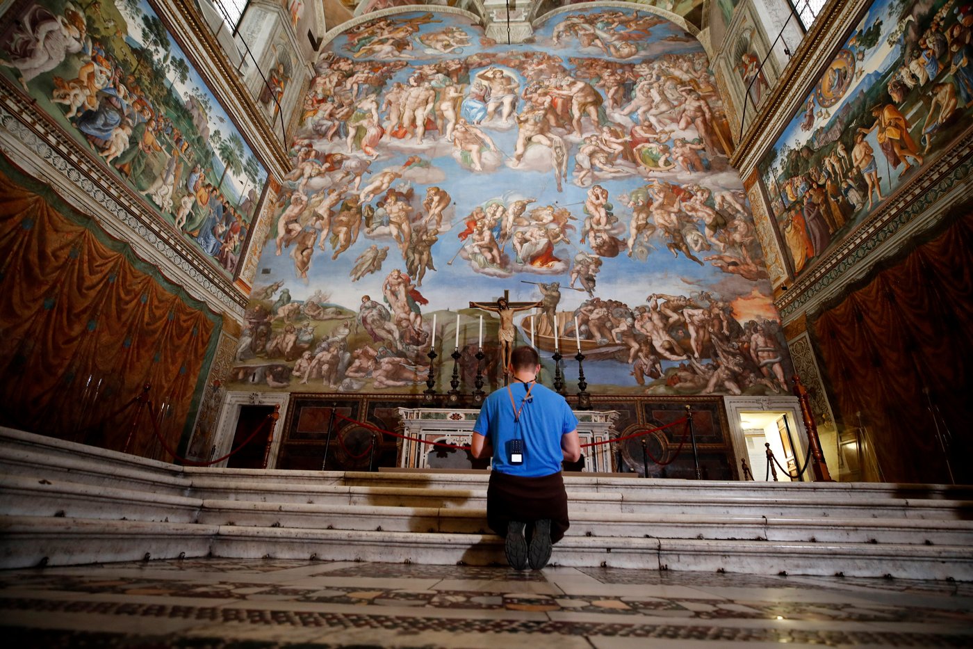 Michelangelo's 'The Last Judgment' fresco undergoes 3-month cleaning at Sistine Chapel | iNFOnews.ca