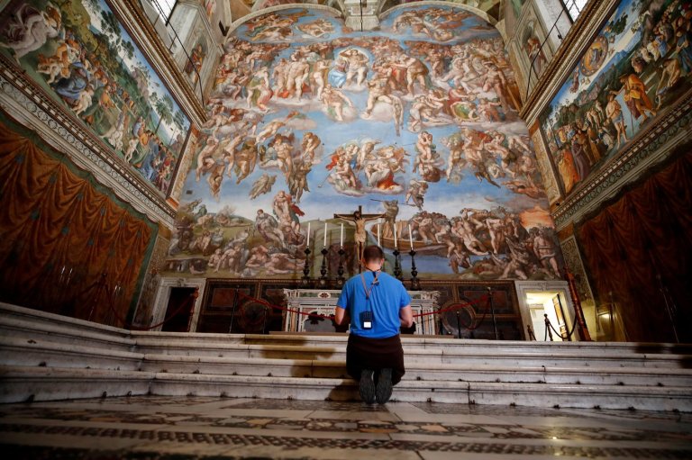 Michelangelo's 'The Last Judgment' fresco undergoes 3-month cleaning at Sistine Chapel | iNFOnews.ca