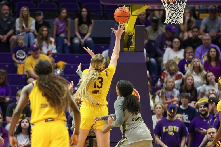 Kate Koval scores 23 as LSU dominates Alabama State 109-41 | iNFOnews.ca