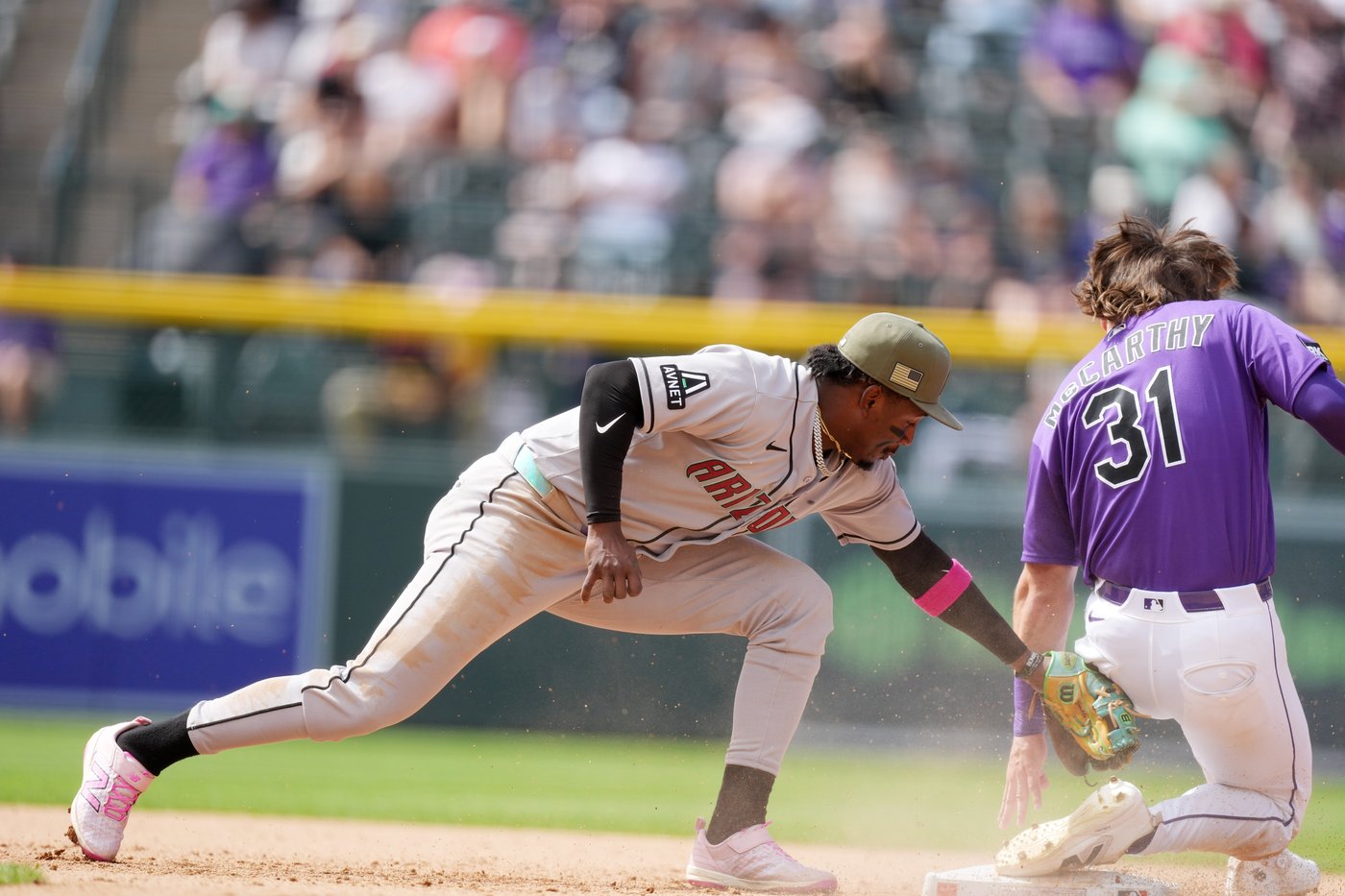 McCarthy singles twice and has an RBI against former team, helping Rockies beat Diamondbacks 4-2 | iNFOnews.ca McCarthy singles twice and has an RBI against former team, helping Rockies beat Diamondbacks 4-2 | iNFOnews.ca