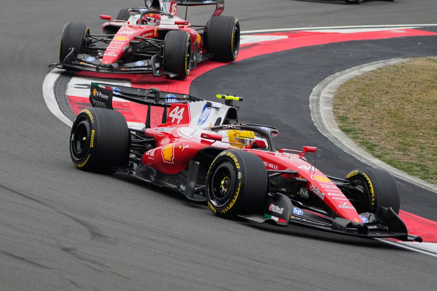 Lewis Hamilton 'incredibly grateful' to Ferrari as long wait for F1 podium ends | iNFOnews.ca