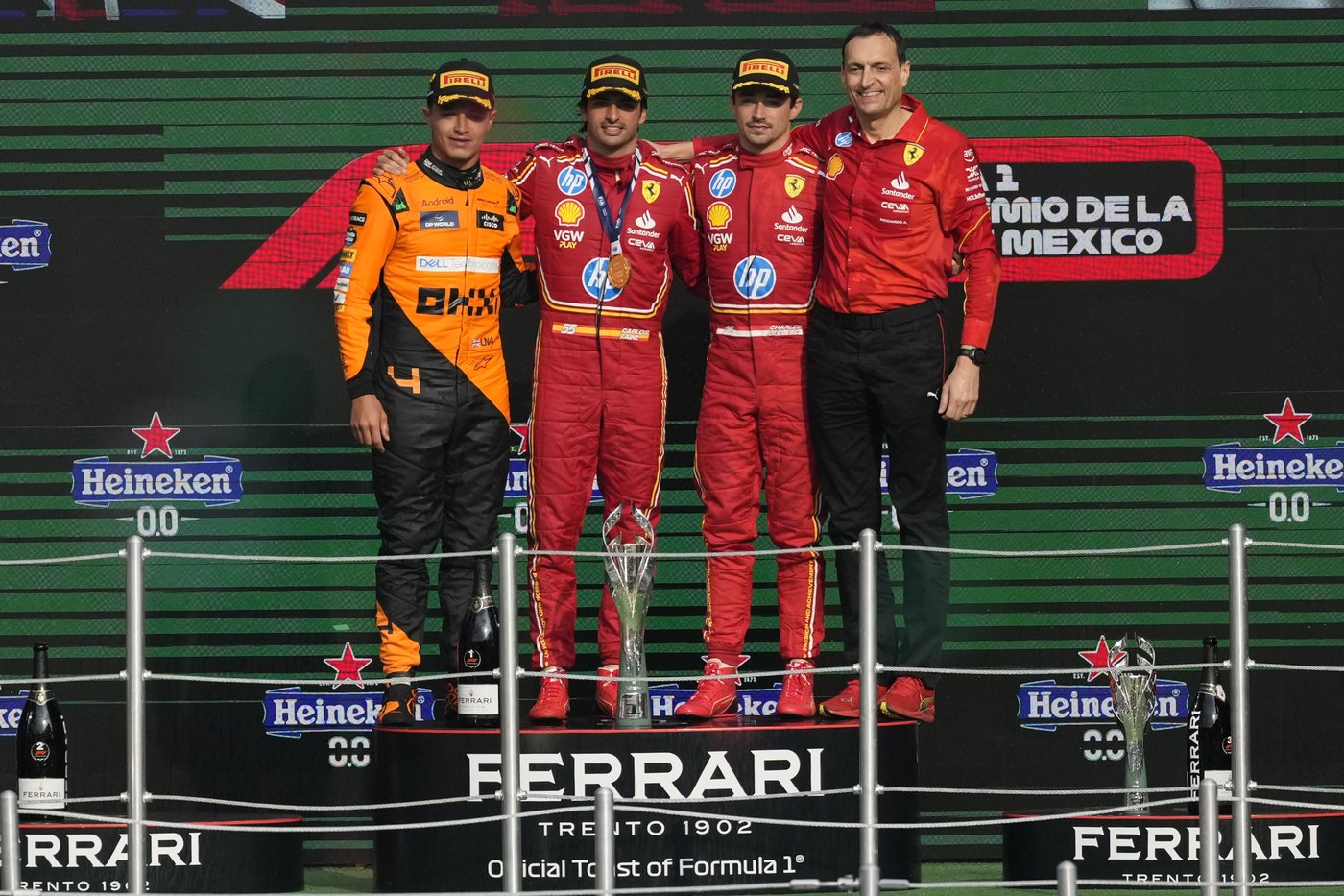 Sainz wins Mexico City Grand Prix as Norris tightens championship fight | iNFOnews.ca