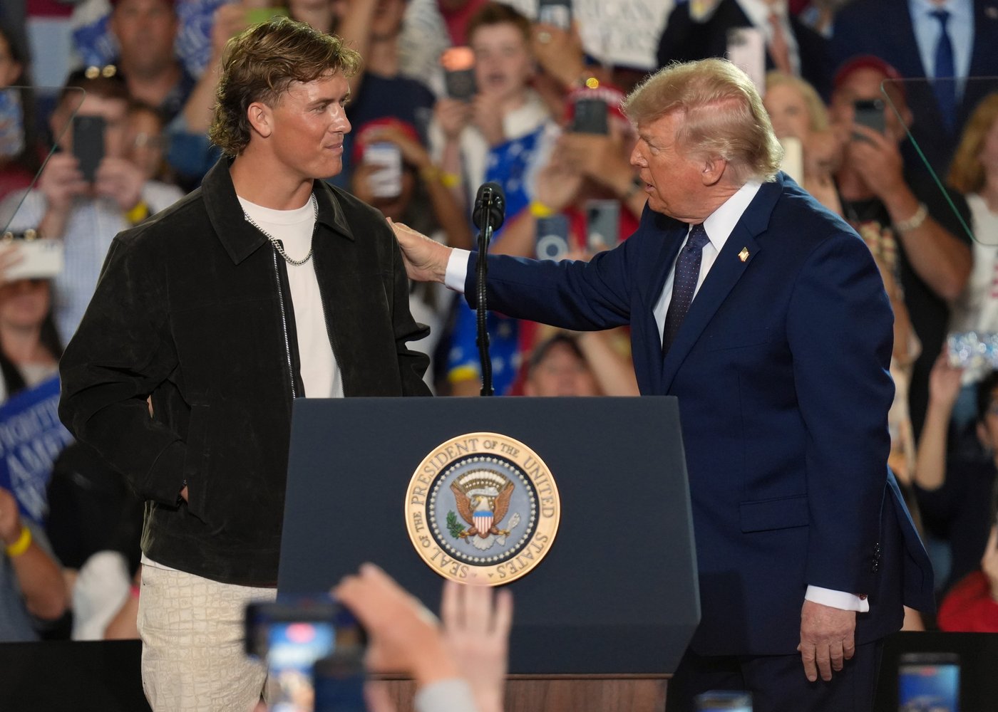 Giants' Abdul Carter felt the need to call out Jaxson Dart to show he is against Donald Trump | iNFOnews.ca