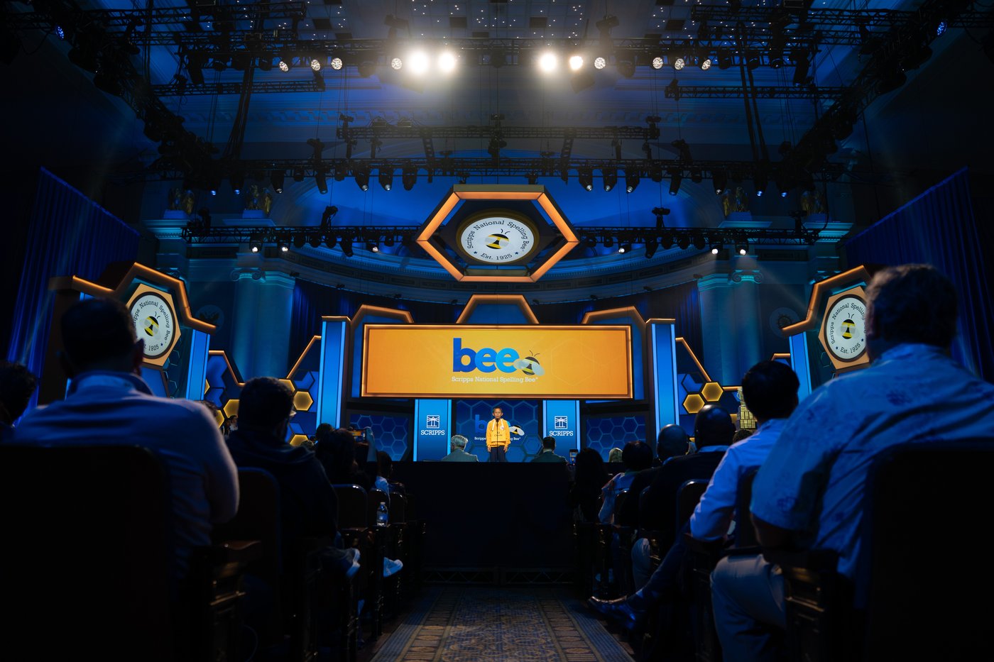 Photos of students competing for the Scripps National Spelling Bee trophy | iNFOnews.ca