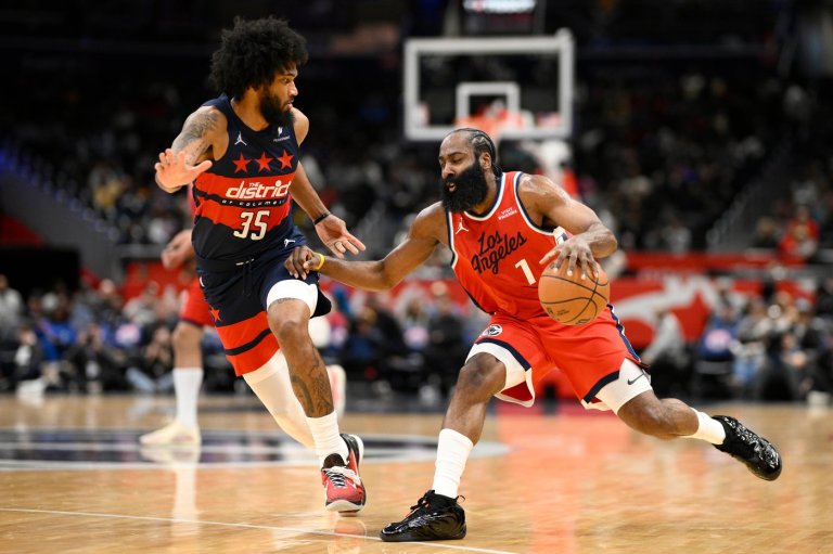 Harden scores 36 as the Clippers hold off the Wizards for their 6th straight win | iNFOnews.ca