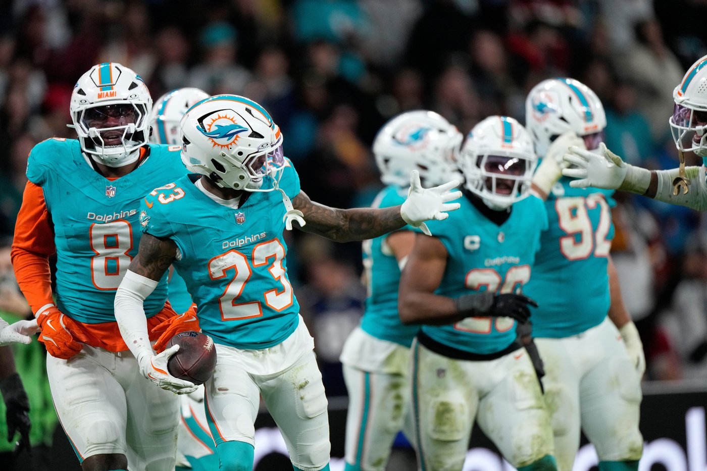 After offseason uncertainty, Jack Jones comes through again for Dolphins with key OT interception | iNFOnews.ca After offseason uncertainty, Jack Jones comes through again for Dolphins with key OT interception | iNFOnews.ca