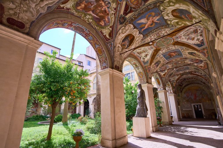 A hidden cloister in the center of Rome has a turbulent past etched on its walls | iNFOnews.ca